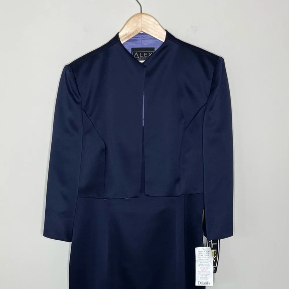 Alex Evenings Women's Maxi Formal Jacket Dress Vintage Y2K Made in USA  modest - Picture 2 of 16
